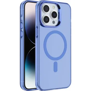 Pouzdro na mobilní telefon Magsafe modrý kryt pro iPhone 16 PRO