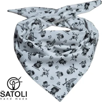 Šatoli.cz Bavlněný šátek Piráti