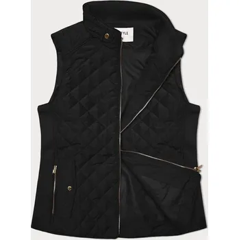 Dámská vesta Černá dámská vesta s pružnými boky J.STYLE, odstíny černé S (36) i392_24218-46