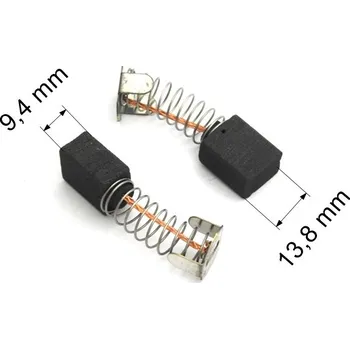 086 uhlíkové kartáče 9,4 x 13,8 mm