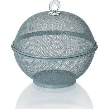 Odpadkový koš KELA Koš na ovoce s poklopem COMO 26,5 cm, šedý KL-11449