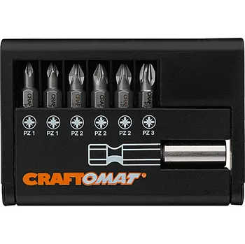 Bit Craftomat Sada bitů Standard, pozidriv, PZ3, PZ2, PZ1, 11 ks&nbsp;5206690001