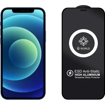 ESD 3D Ochranné tvrzené sklo na iPhone 12 Pro Max