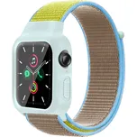 Nylonový set 2v1 pro Apple Watch 38/40/41mm Barevná varianta: Tyrkysovo-Žlutá