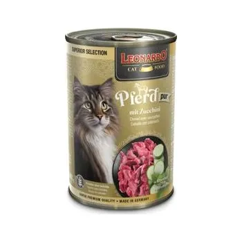 Krmivo pro kočku Leonardo Superior Selection Koňské s cuketou balení 400 g - od psiskoty.cz