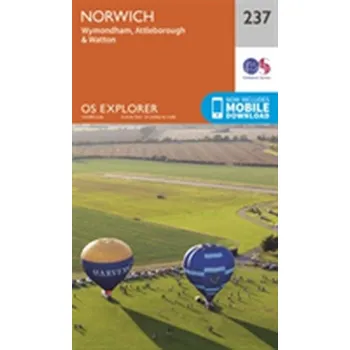 Encyklopedie Norwich - Ordnance Survey [EN] (2015, Skládaná mapa, Ordnance Survey)