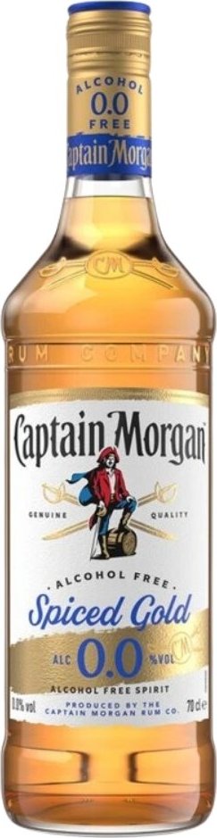 Captain Morgan Spiced Gold Alcohol Free 0,7l 0%