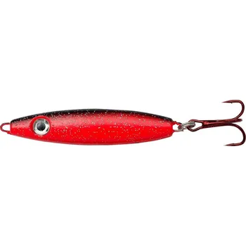 Umělá nástraha Kinetic Pilker Crazy Herring Red Black Glitter - Hmotnost 28 g Velikost Háčku 6