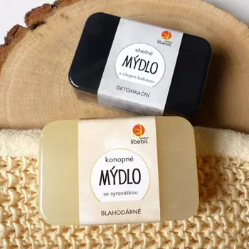 Mýdlo Blahodárné konopné mýdlo se syrovátkou (Mýdlo s konopným olejem a mléčnou syrovátkou)