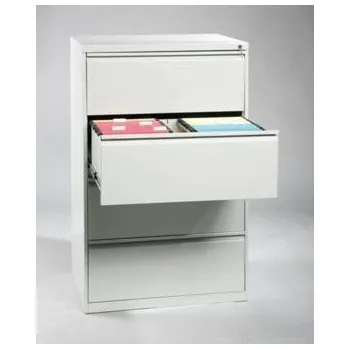 Kartotéka KOVONA Kovová kartotéka dvouřadá čtyřzásuvková G2324 [bílá (A)]