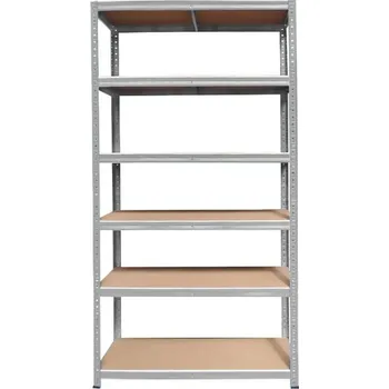 Dílenský regál Trestles Bezšroubový policový regál RHU4080/6/150 [modrá (RAL 5017)] - x 800 mm x 400 mm