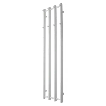 Radiátor Koupelnový radiátor Vino 4, 350 × 1400 mm, 260 W, oblý, teplovodní, bílý VINO4HV