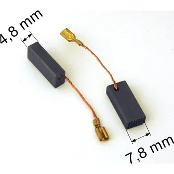 091 uhlíkové kartáče 4,8 x 7,8 mm