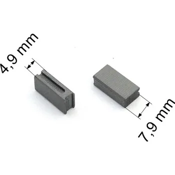 363 uhlíkové kartáče 4,9 x 7,9 mm