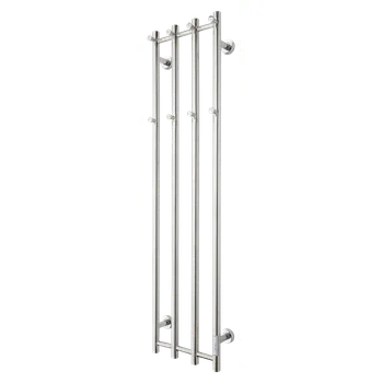 Radiátor Koupelnový radiátor Eldo 4, 350 × 1400 mm, 130 W, oblý, elektrický, nerez ELDO4-T