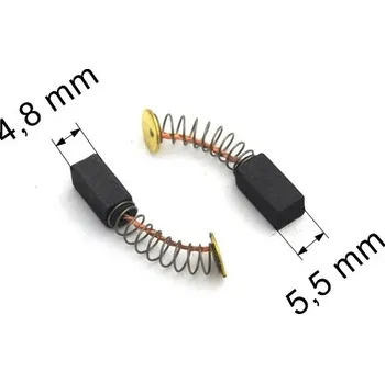 Zábradlí 284 uhlíkové kartáče 4,8 x 5,5 mm