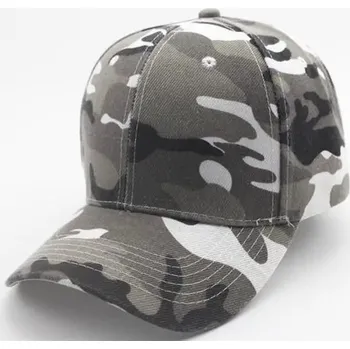 Kšiltovka Maskáčová hip hop kšiltovka unisex | Kšiltová čepice - Šedá