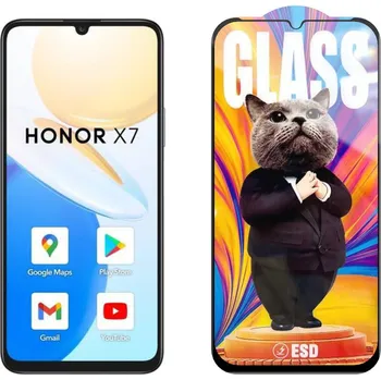 3D Ochranné tvrzené sklo na Honor X7 - Mr. Cat ESD