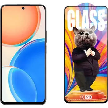 3D Ochranné tvrzené sklo na Honor X8 4G - Mr. Cat ESD