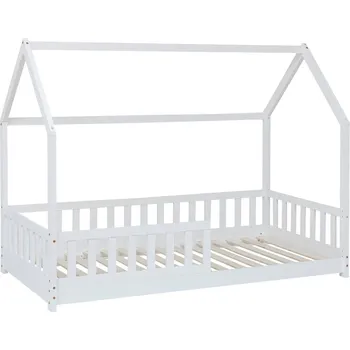 Nábytek Atmosphera for kids Postel domeček bílá BOSCO, 98 x 195 cm