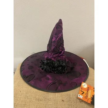 Klobouk Klobouk čarodějnický temně fialový