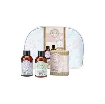 Kosmetická sada Style & Grace Kind Cosmetic Bag Set - 100ml Body Wash, 100ml Body Lotion, 100g Bath Salt, Cosmetic Bag