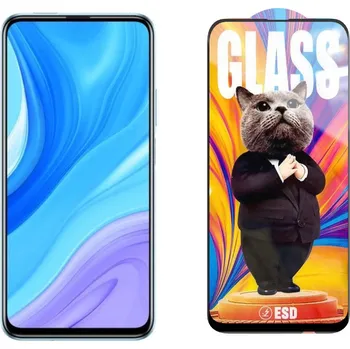 3D Ochranné tvrzené sklo na Huawei P Smart Pro 2019 - Mr. Cat ESD