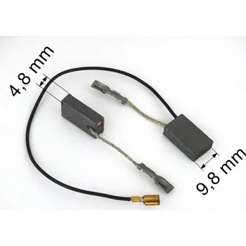 094 uhlíkové kartáče 4,8 x 9,8 mm