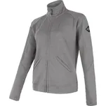 SENSOR MERINO UPPER dámská mikina celozip šedá Velikost: XL