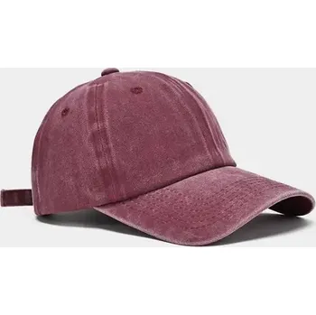 Kšiltovka Baseballová čepice unisex bavlněná snapback | Kšiltovka - Červené,54-59 cm