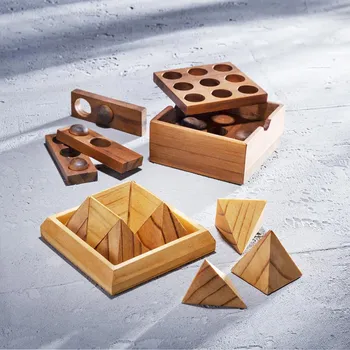 Puzzle Weltbild Dřevěné hlavolamy, sada 2 ks 674120