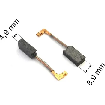 Příslušenství pro videokameru 169 uhlíkové kartáče 4,9 x 8,9 mm