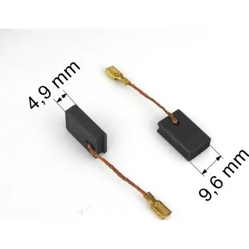 039 uhlíkové kartáče 4,9 x 9,6 mm