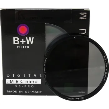 67mm B+W CPL KSM Digitální XS-PRO MRC Nano Haze filtr CIR-PL Polarizátor
