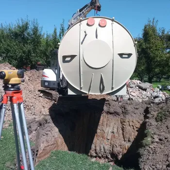 jímka Sineko NAUTILUS 12 m³ NA KLÍČ L – plastová samonosná jímka - žumpa bez starostí