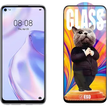 3D Ochranné tvrzené sklo na Huawei Nova 7 SE 5G Youth - Mr. Cat ESD