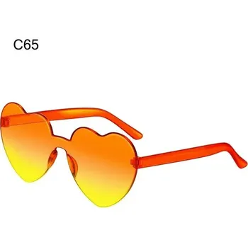 Sluneční brýle Srdcové barevné sluneční brýle na party | Ochrana před sluncem - C65