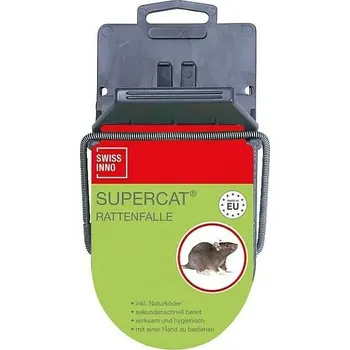 Hubení hlodavce Swissinno Past na krysy SuperCat, 19 × 10 × 8,5 cm 1 020 019