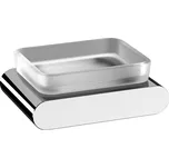 SAPHO FLORI mýdlenka, chrom/sklo satin RF002