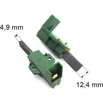 304 uhlíkové kartáče 4,9 x 12,4 mm