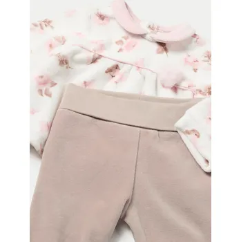 Mayoral kojenecká sametová sada 2506 Rozměr: 0 - 1 měsíc