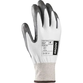 Pracovní rukavice Protiřezné rukavice ARDON®STORM TOUCH - bílá / 8 / M / bílá