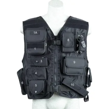 Airsoft Taktická vesta bez pouzdra na pistoli dasta 839 XXXL