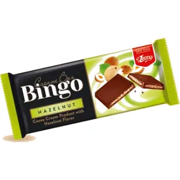 Čokoláda Leona Bingo čokoláda s LÍSKOOŘÍŠKOVOU náplní 90 g