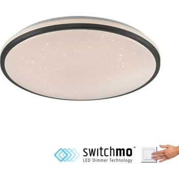 JUST LIGHT LED stropní svítidlo průměr 49cm černé hvězdné nebe krokově stmívatelné 3000K LD 14295-18
