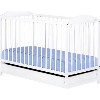 Dětská postýlka DREWEX Dětská postýlka LULAYA se zásuvkou bílá 120x60 bílá