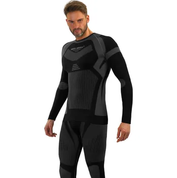 Pánské termo triko Sesto Senso grigio L Černá