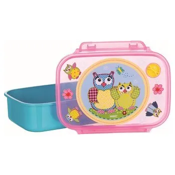 Svačinový box Krabička na svačinu SOVY Blue