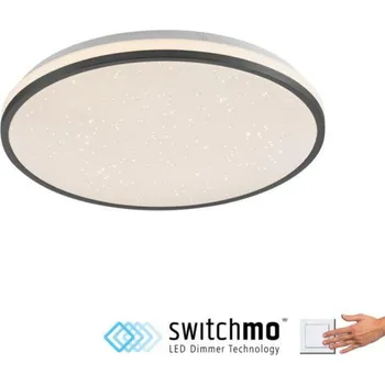 JUST LIGHT LED stropní svítidlo hvězdné nebe černé krokově stmívatelné 3000K LD 14294-18