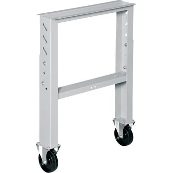 Dílenský stůl POLAK Stavitelná noha s pevnými koly SNSK [světle šedá]